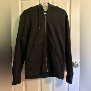 American Giant Classic Full Zip Hoody - Black, Size M